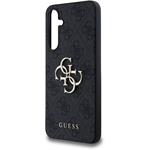 Guess PU 4G Metal Logo kryt pre Samsung Galaxy A55 5G, sivý