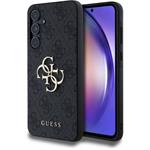 Guess PU 4G Metal Logo kryt pre Samsung Galaxy A55 5G, sivý