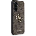 Guess PU 4G Metal Logo kryt pre Samsung Galaxy A56, hnedý