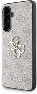 Guess PU 4G Metal Logo kryt pre Samsung Galaxy A56, ružový