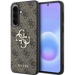 Guess PU 4G Metal Logo kryt pre Samsung Galaxy A57, hnedý