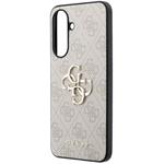 Guess PU 4G Metal Logo kryt pre Samsung Galaxy A57, ružový