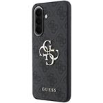 Guess PU 4G Metal Logo kryt pre Samsung Galaxy A57, sivý