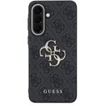 Guess PU 4G Metal Logo kryt pre Samsung Galaxy A57, sivý
