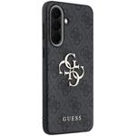 Guess PU 4G Metal Logo kryt pre Samsung Galaxy A57, sivý