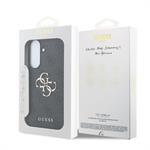 Guess PU 4G Metal Logo kryt pre Samsung Galaxy A57, sivý
