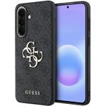 Guess PU 4G Metal Logo kryt pre Samsung Galaxy A57, sivý