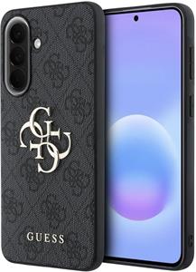 Guess PU 4G Metal Logo kryt pre Samsung Galaxy A57, sivý