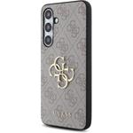 Guess PU 4G Metal Logo kryt pre Samsung Galaxy S24 FE, ružový