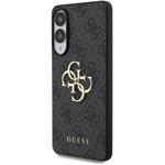 Guess PU 4G Metal Logo kryt pre Samsung Galaxy S25 Edge, čierny