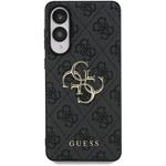 Guess PU 4G Metal Logo kryt pre Samsung Galaxy S25 Edge, čierny