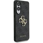 Guess PU 4G Metal Logo kryt pre Samsung Galaxy S25 Edge, čierny