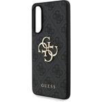 Guess PU 4G Metal Logo kryt pre Samsung Galaxy S25 Edge, čierny