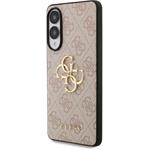 Guess PU 4G Metal Logo kryt pre Samsung Galaxy S25 Edge, ružový