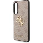 Guess PU 4G Metal Logo kryt pre Samsung Galaxy S25 Edge, ružový