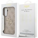 Guess PU 4G Metal Logo kryt pre Samsung Galaxy S25 FE, ružový