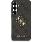 Guess PU 4G Metal Logo kryt pre Samsung Galaxy S25 FE, sivý