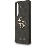 Guess PU 4G Metal Logo kryt pre Samsung Galaxy S25 FE, sivý