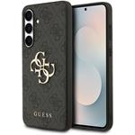 Guess PU 4G Metal Logo kryt pre Samsung Galaxy S25 FE, sivý