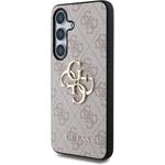 Guess PU 4G Metal Logo kryt pre Samsung Galaxy S25+, ružový