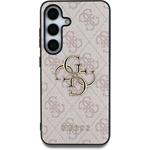 Guess PU 4G Metal Logo kryt pre Samsung Galaxy S25+, ružový