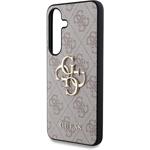 Guess PU 4G Metal Logo kryt pre Samsung Galaxy S25+, ružový