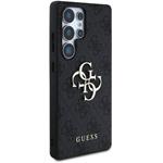 Guess PU 4G Metal Logo kryt pre Samsung Galaxy S25 Ultra, sivý