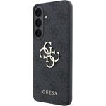 Guess PU 4G Metal Logo kryt pre Samsung Galaxy S26 FE, čierny