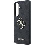 Guess PU 4G Metal Logo kryt pre Samsung Galaxy S26 FE, čierny
