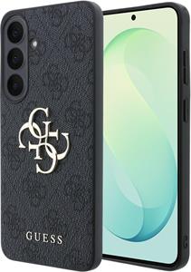 Guess PU 4G Metal Logo kryt pre Samsung Galaxy S26 FE, čierny
