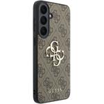 Guess PU 4G Metal Logo kryt pre Samsung Galaxy S26 FE, hnedý