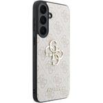 Guess PU 4G Metal Logo kryt pre Samsung Galaxy S26 FE, ružový
