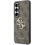 Guess PU 4G Metal Logo kryt pre Samsung Galaxy S26, hnedý