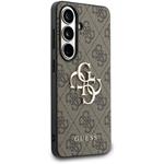 Guess PU 4G Metal Logo kryt pre Samsung Galaxy S26+, hnedý