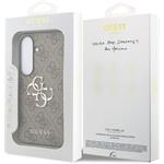 Guess PU 4G Metal Logo kryt pre Samsung Galaxy S26, hnedý
