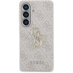 Guess PU 4G Metal Logo kryt pre Samsung Galaxy S26+, ružový