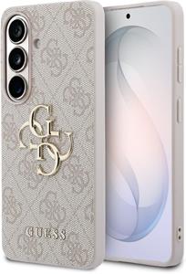 Guess PU 4G Metal Logo kryt pre Samsung Galaxy S26+, ružový