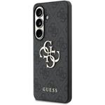 Guess PU 4G Metal Logo kryt pre Samsung Galaxy S26, sivý