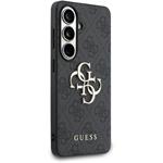 Guess PU 4G Metal Logo kryt pre Samsung Galaxy S26, sivý
