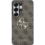 Guess PU 4G Metal Logo kryt pre Samsung Galaxy S26 Ultra, hnedý