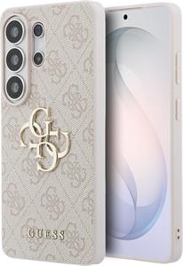 Guess PU 4G Metal Logo kryt pre Samsung Galaxy S26 Ultra, ružový