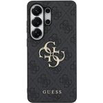 Guess PU 4G Metal Logo kryt pre Samsung Galaxy S26 Ultra, sivý