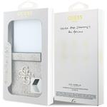 Guess PU 4G Metal Logo kryt pre Samsung Galaxy Z Flip 8, ružový