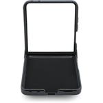 Guess PU 4G Metal Logo kryt pre Samsung Galaxy Z Flip 8, sivý