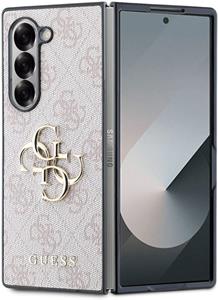 Guess PU 4G Metal Logo kryt pre Samsung Galaxy Z Fold 6, ružový