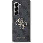 Guess PU 4G Metal Logo kryt pre Samsung Galaxy Z Fold 6, sivý