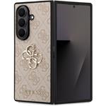 Guess PU 4G Metal Logo kryt pre Samsung Galaxy Z Fold 7, ružový