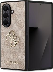 Guess PU 4G Metal Logo kryt pre Samsung Galaxy Z Fold 7, ružový