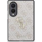 Guess PU 4G Metal Logo kryt pre Samsung Galaxy Z Fold 8, ružový