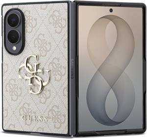 Guess PU 4G Metal Logo kryt pre Samsung Galaxy Z Fold 8, ružový